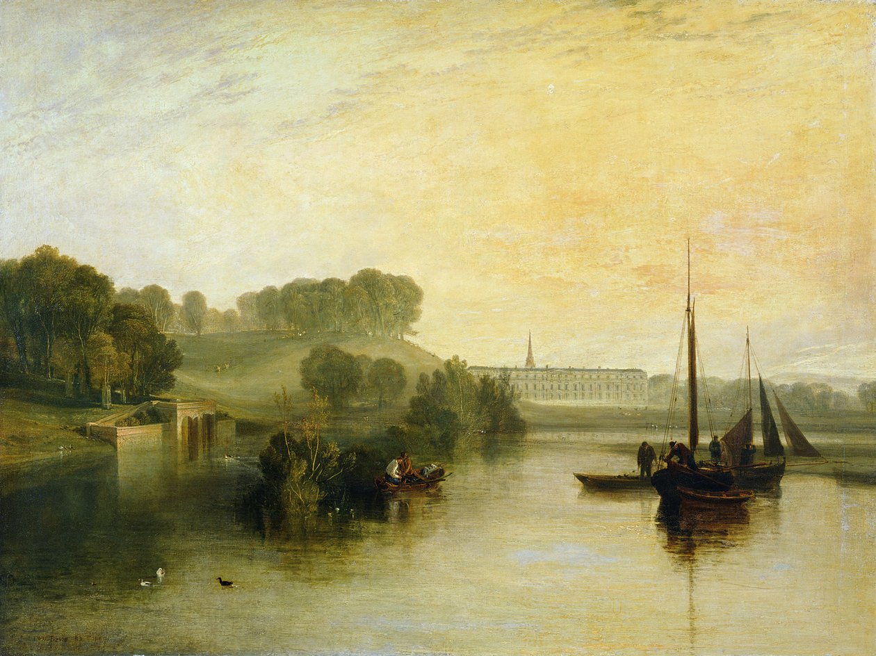 Petworth, Sussex, setet til jarlen av Egremont: Dewy Morning, 1810 av Joseph Mallord William Turner