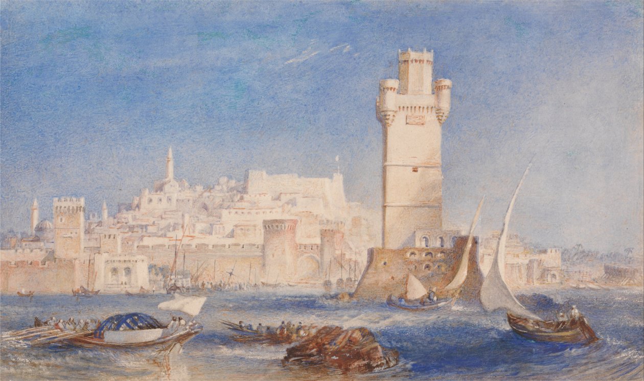 Rhodos av Joseph Mallord William Turner