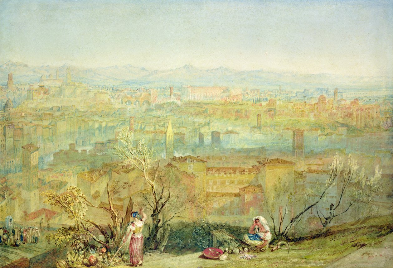 Roma fra San Pietro av Joseph Mallord William Turner