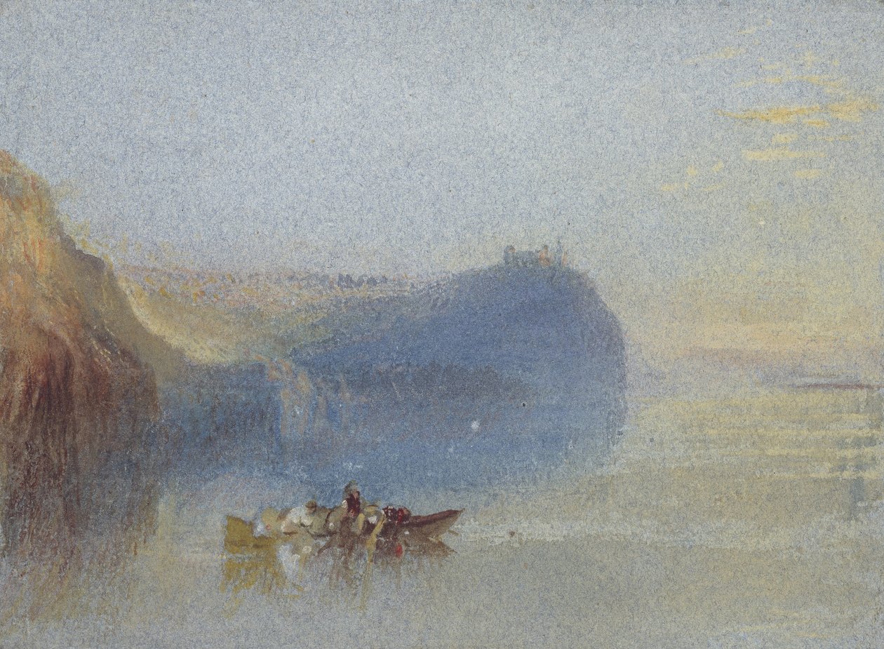 Scene på Loire, 1800-tallet av Joseph Mallord William Turner