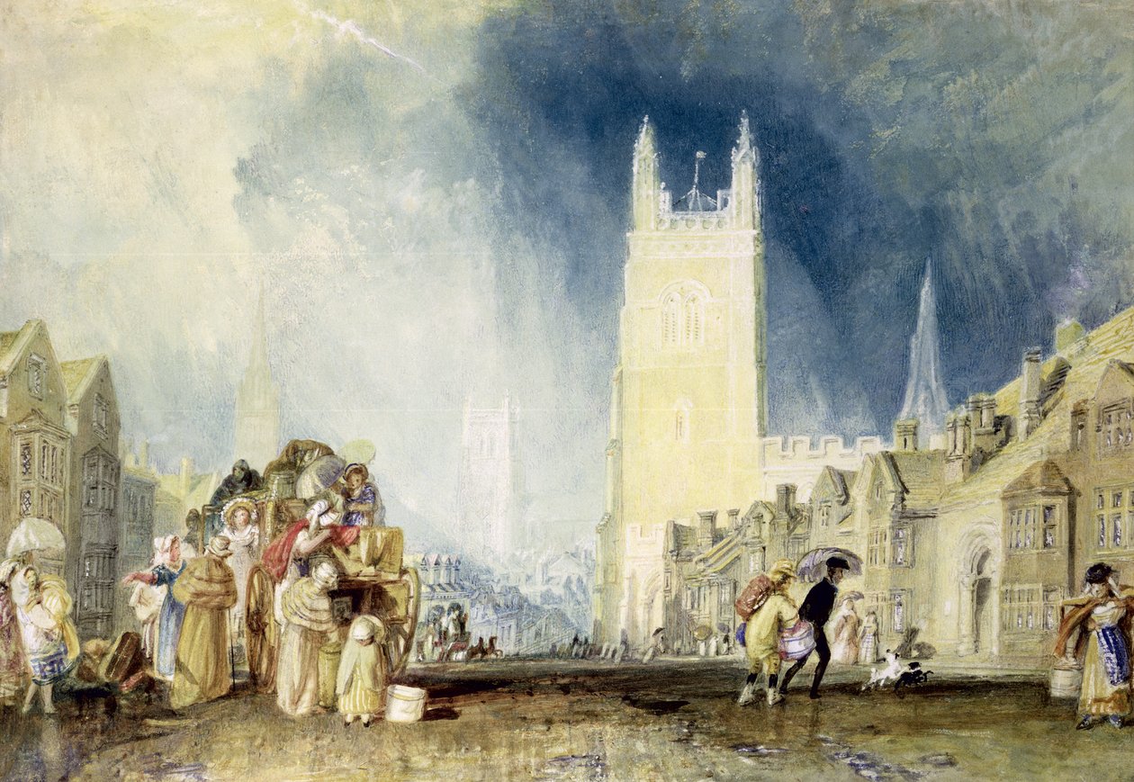 Stamford, ca. 1828 av Joseph Mallord William Turner