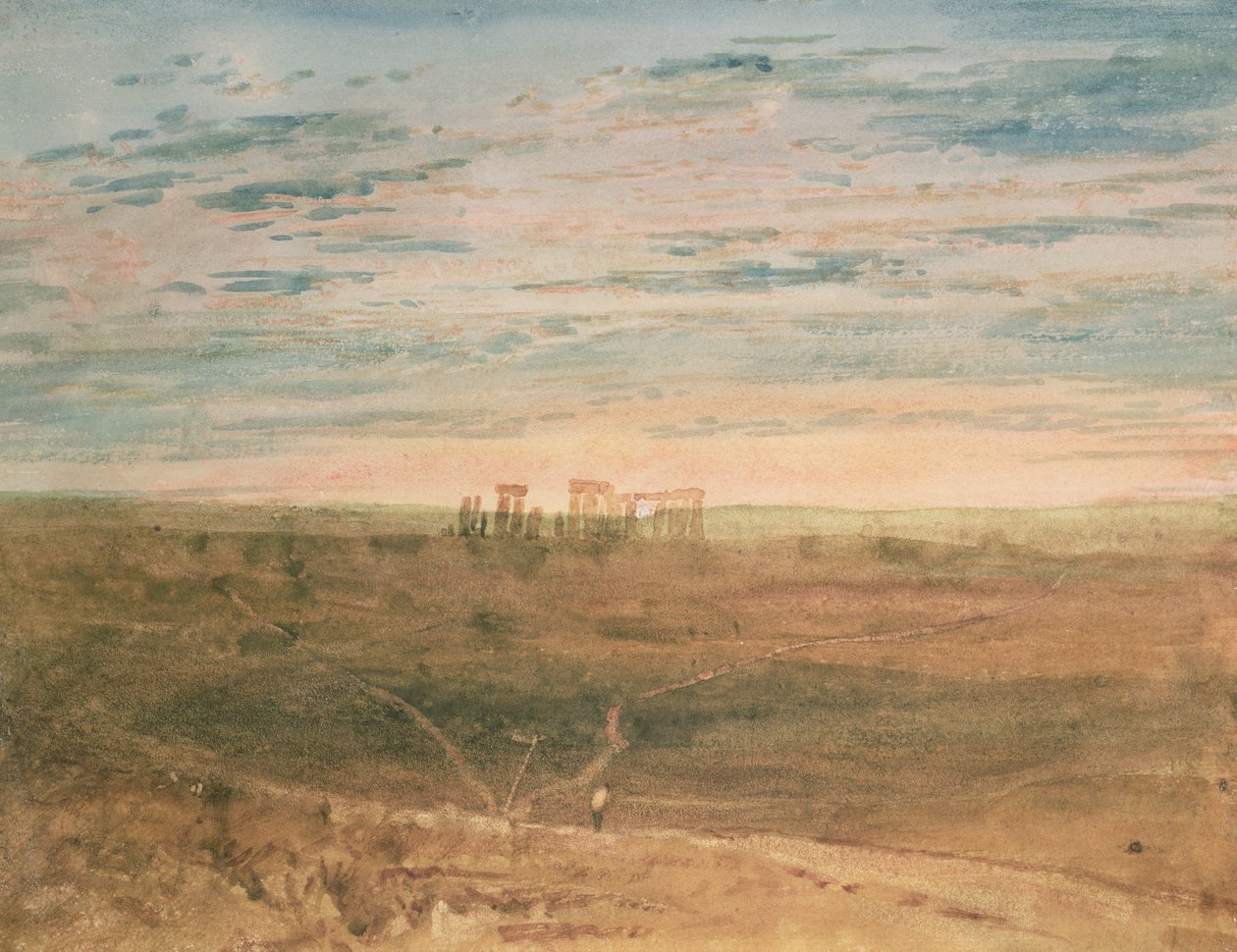 Stone henge av Joseph Mallord William Turner