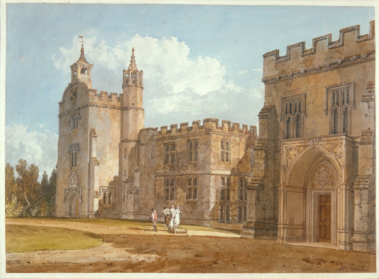 Biskopens palass, Salisbury, ca. 1795 av Joseph Mallord William Turner
