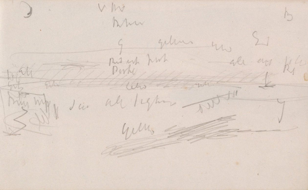 The Channel Sketchbook av Joseph Mallord William Turner