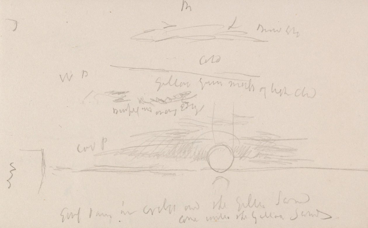 The Channel Sketchbook av Joseph Mallord William Turner