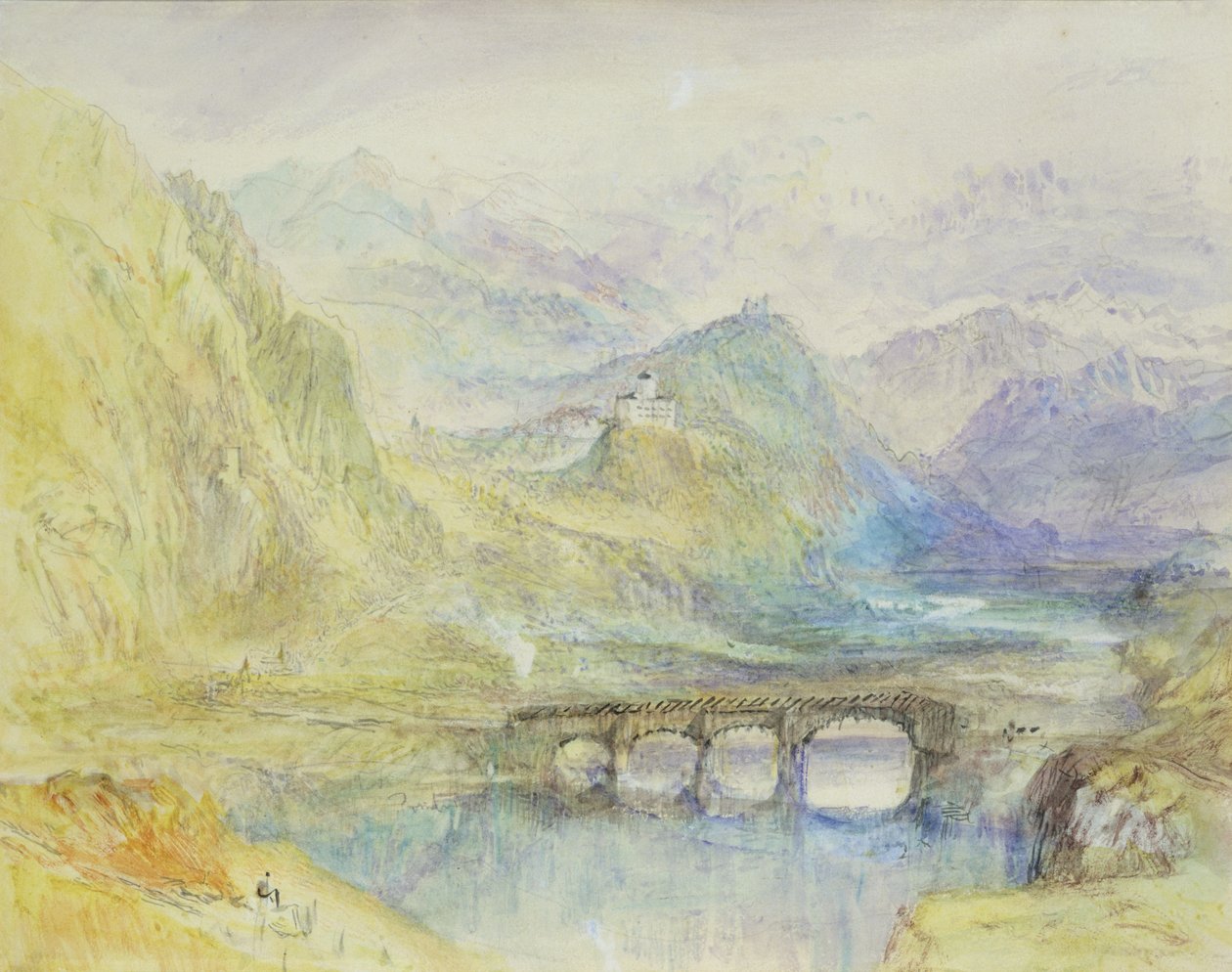 Domleschg-dalen av Joseph Mallord William Turner