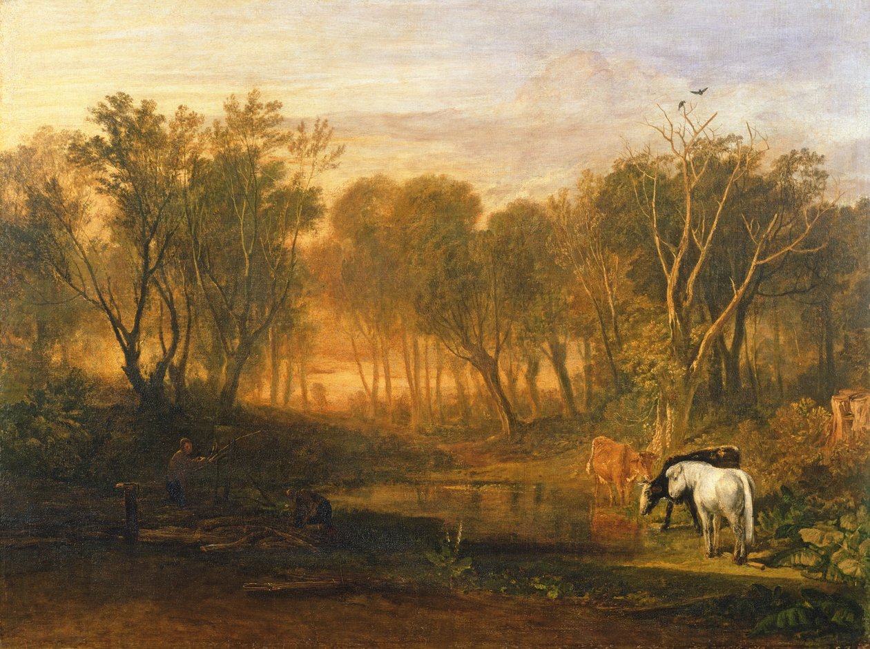 Skogen Bere, ca. 1808 av Joseph Mallord William Turner