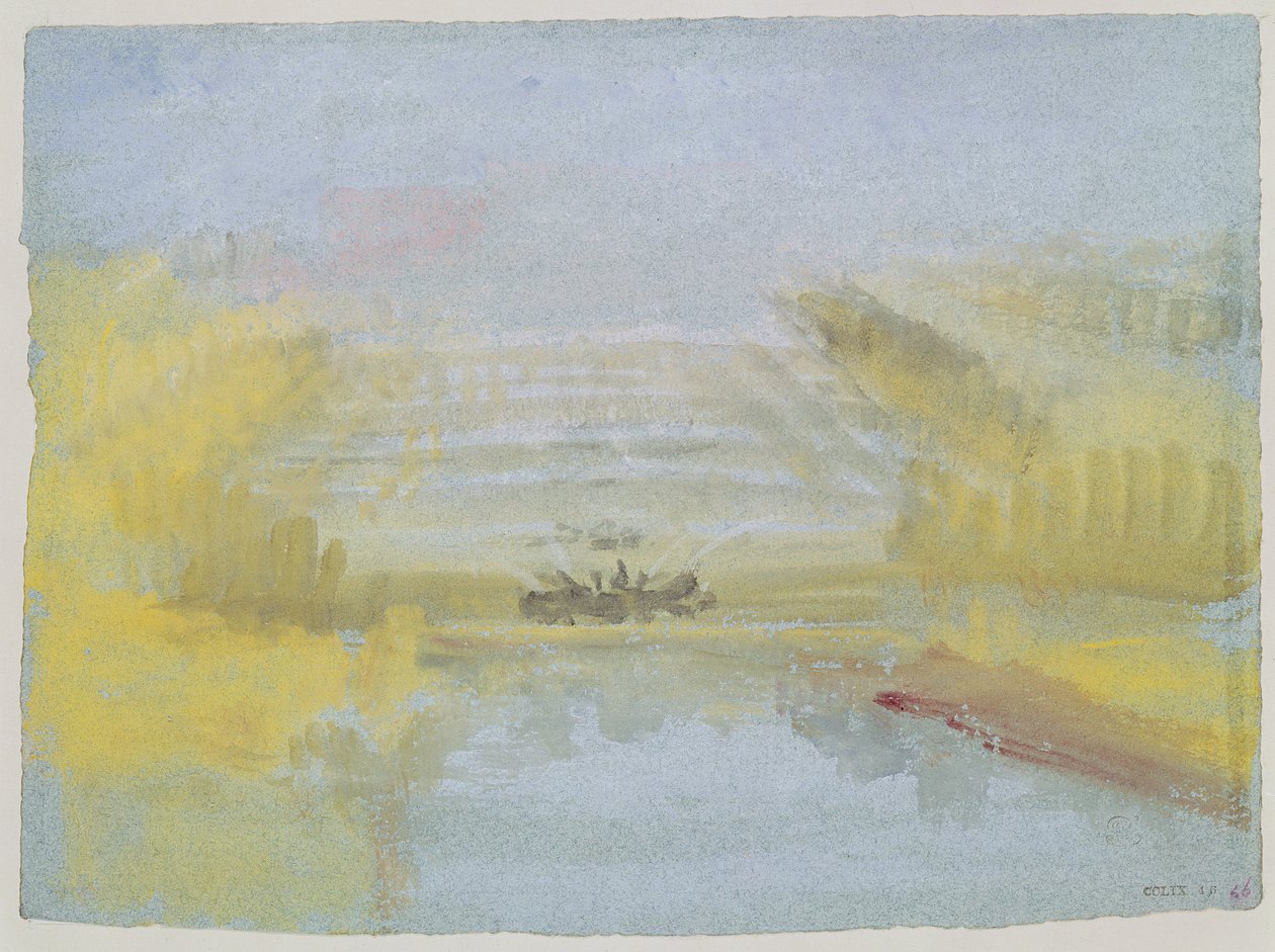 Fontenene i Versailles, 1826-33 av Joseph Mallord William Turner