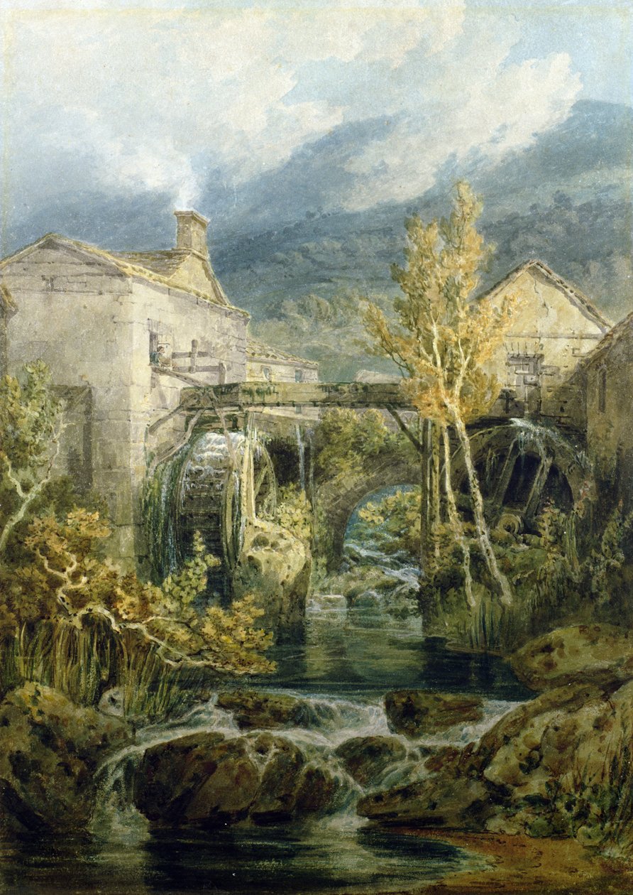 The Old Mill, Ambleside av Joseph Mallord William Turner