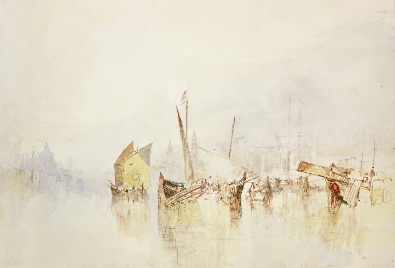 Solen i Venezia av Joseph Mallord William Turner