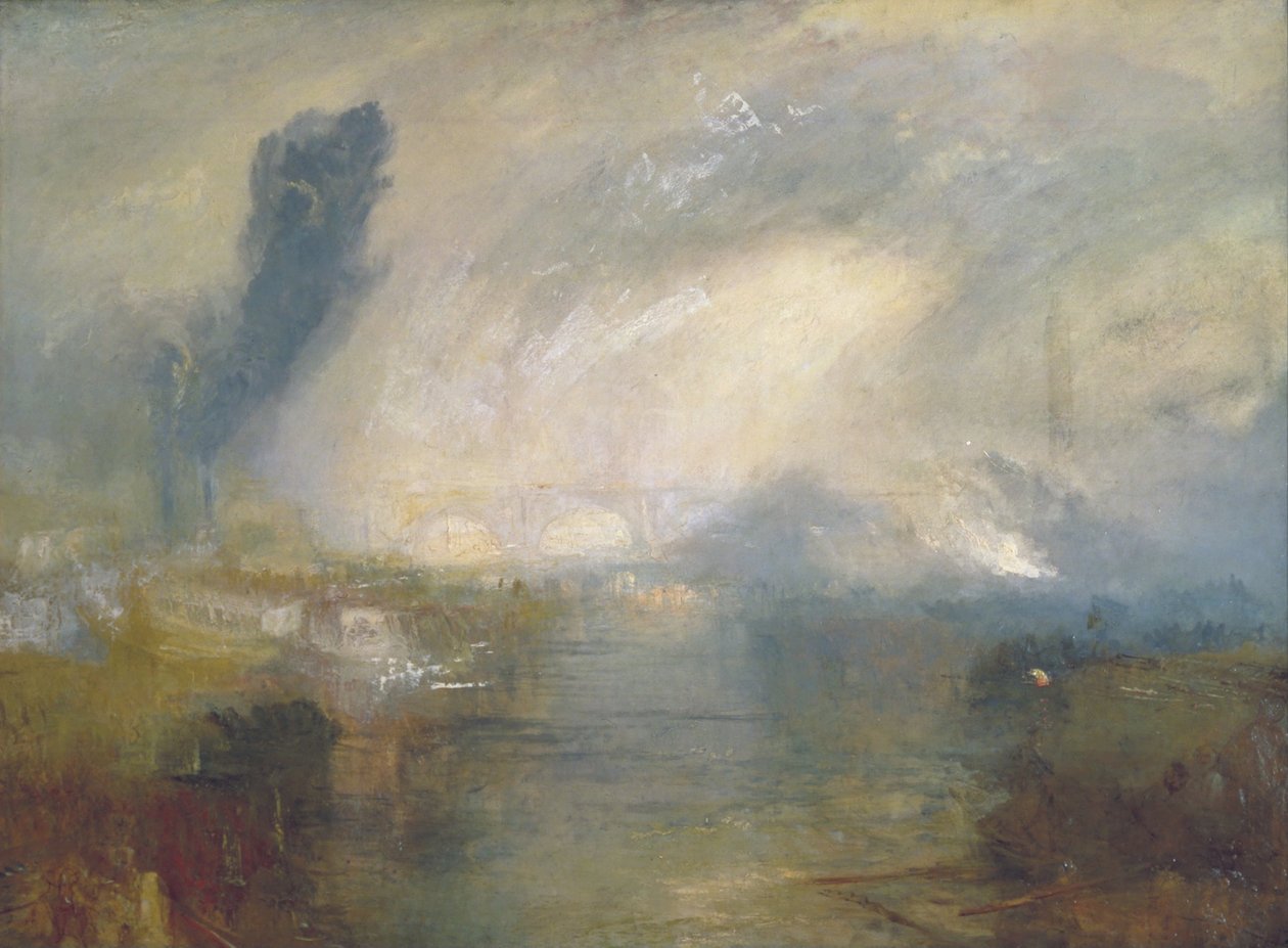 Themsen over Waterloo Bridge av Joseph Mallord William Turner