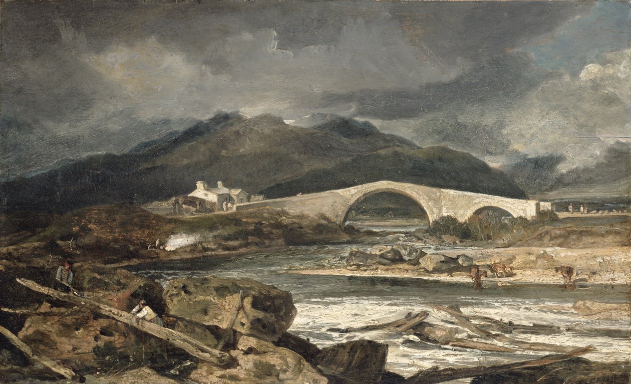 Tummel Bridge, Perthshire, ca. 1801-03 av Joseph Mallord William Turner