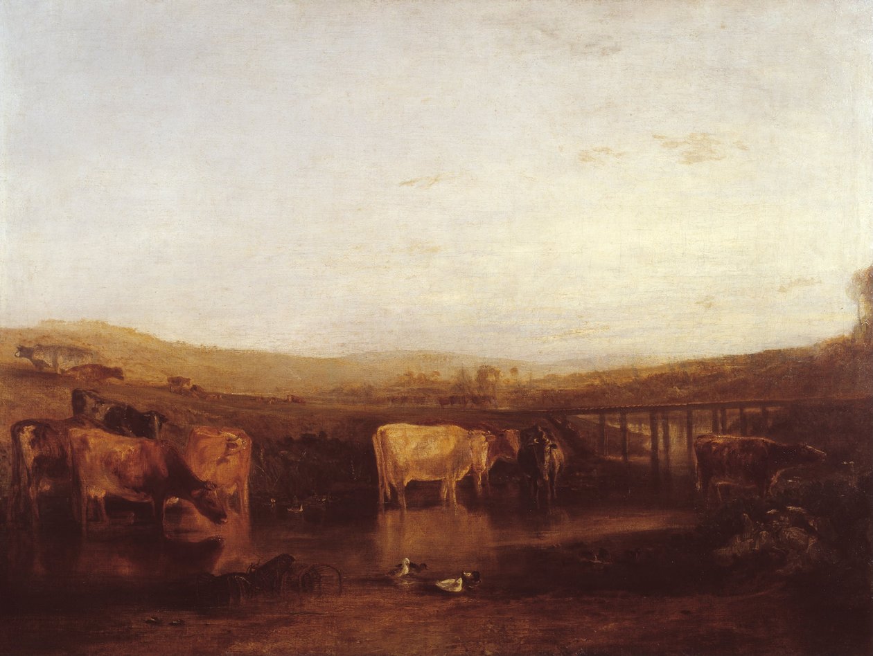 Union of the Thames and Isis (Dorchester Mead, Oxfordshire) av Joseph Mallord William Turner