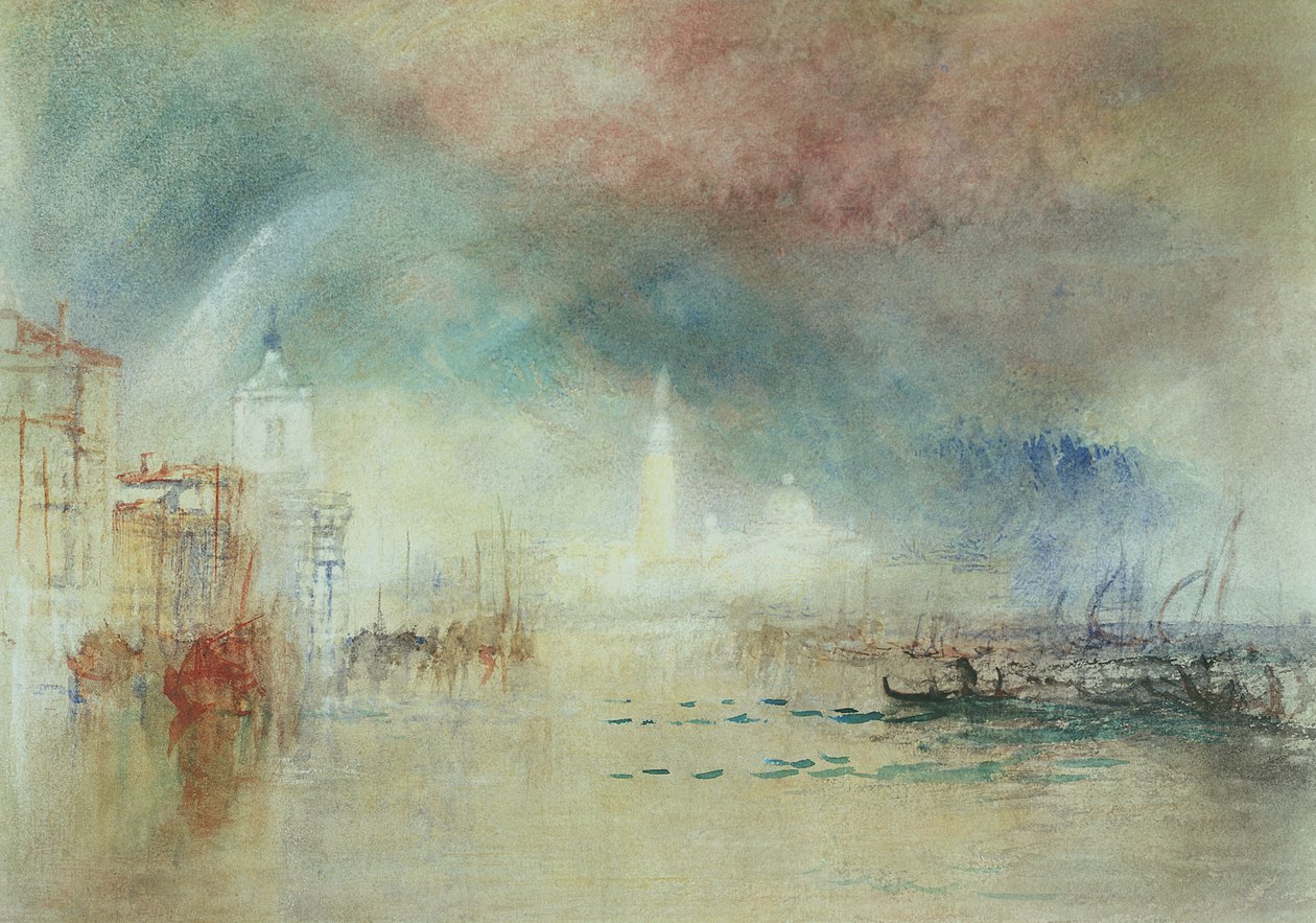 Utsikt over Venezia fra La Giudecca av Joseph Mallord William Turner