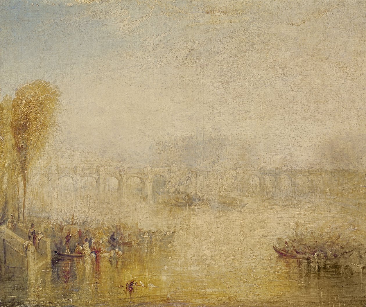 Utsikt over Pont Neuf, Paris av Joseph Mallord William Turner