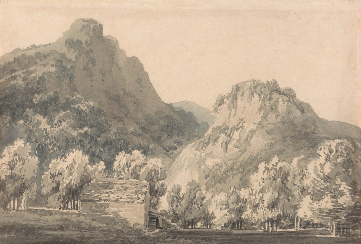 Fossen i Lodore, Cumberland av Joseph Mallord William Turner