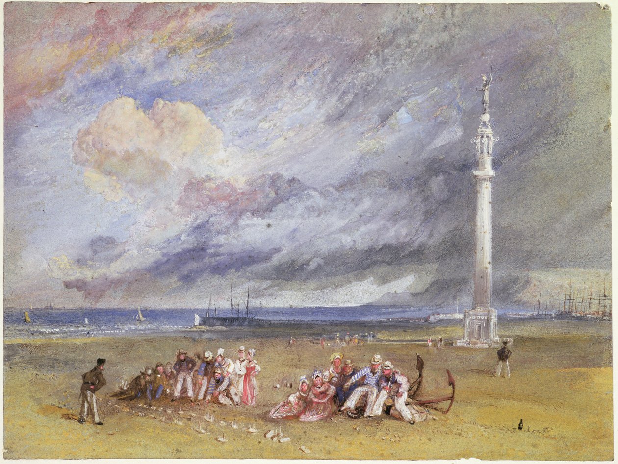 Yarmouth Sands, ca. 1824-30 av Joseph Mallord William Turner