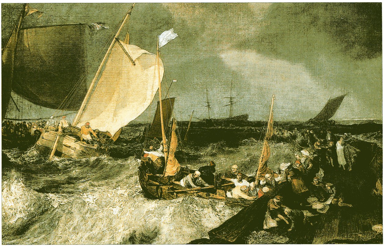 brygge av Joseph Mallord William Turner