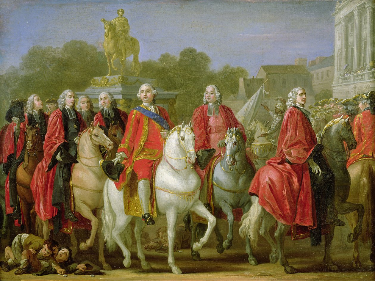 Innvielse av Louis XV-plassen 20. juni 1763 av Joseph Marie, the Elder Vien