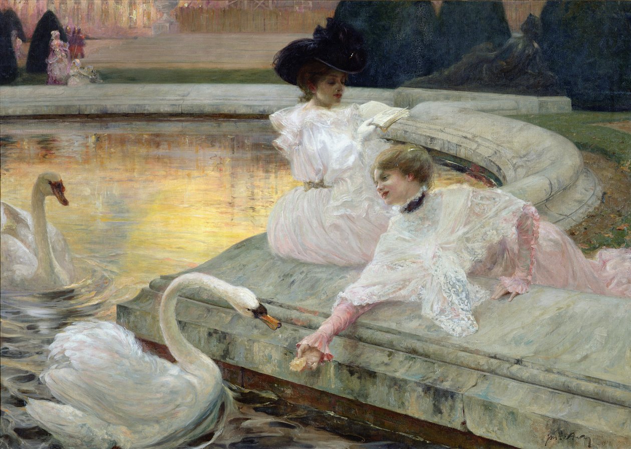 Svanene, 1900 av Joseph Marius Avy