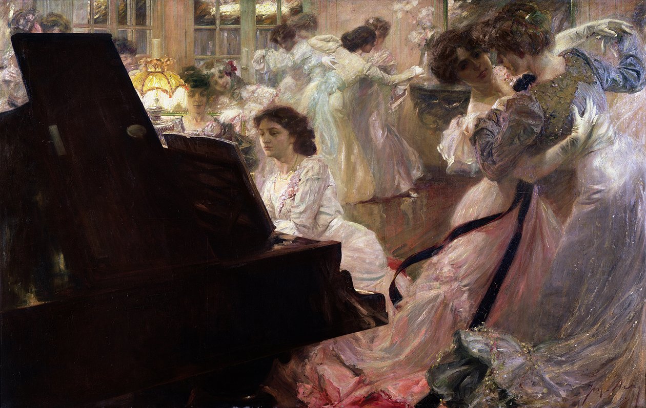 Den hvite ballen, 1903 av Joseph Marius Avy