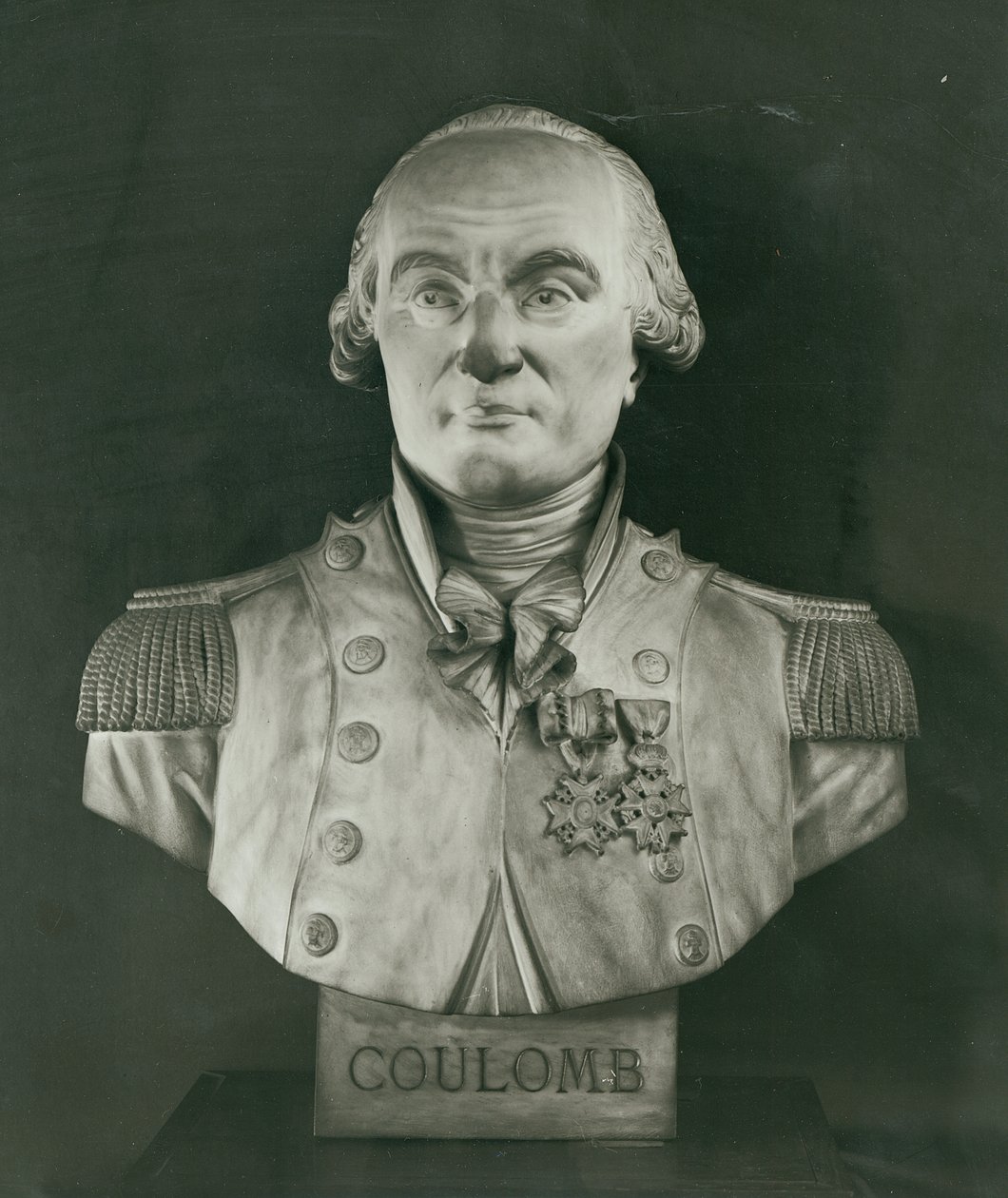 Byste av Charles de Coulomb (1736-1806) av Joseph Marius Ramus