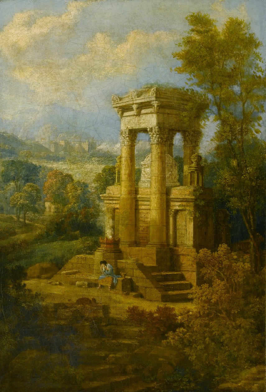 Klassisk komposisjon, en grav av Joseph Michael Gandy