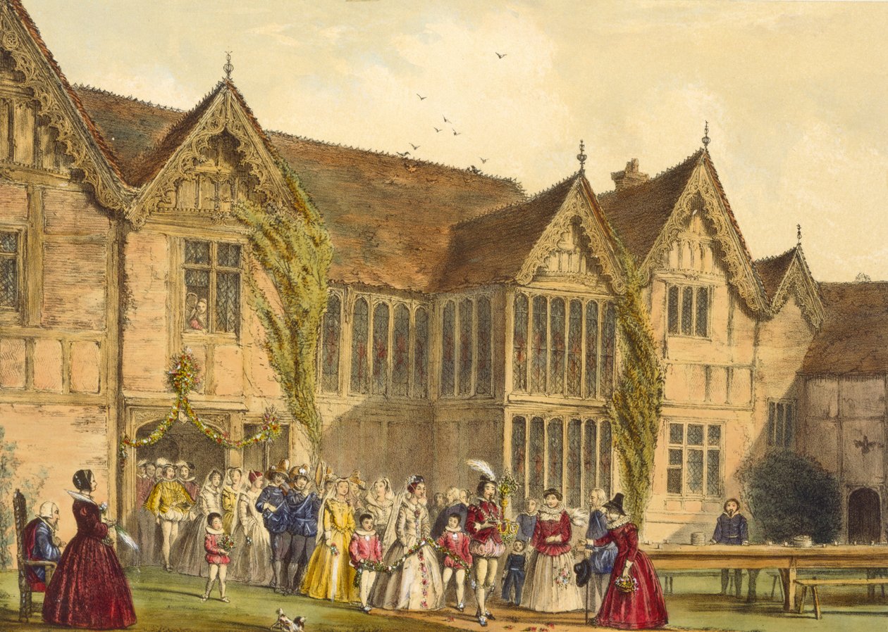 Country Wedding, Ockwells Manor i Berkshire, ca. 1600, fra 