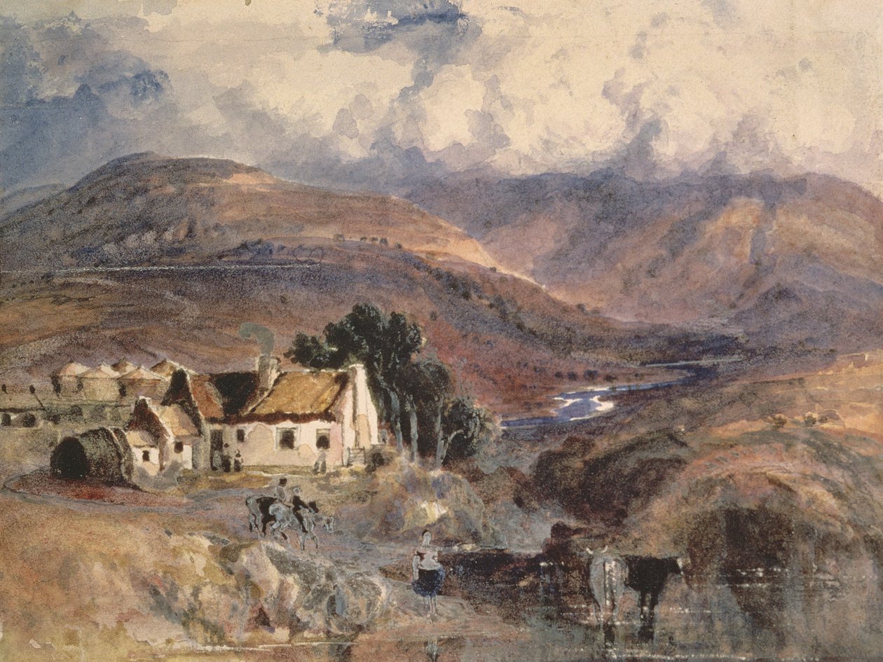 Skotsk landskap av Joseph Noel Paton
