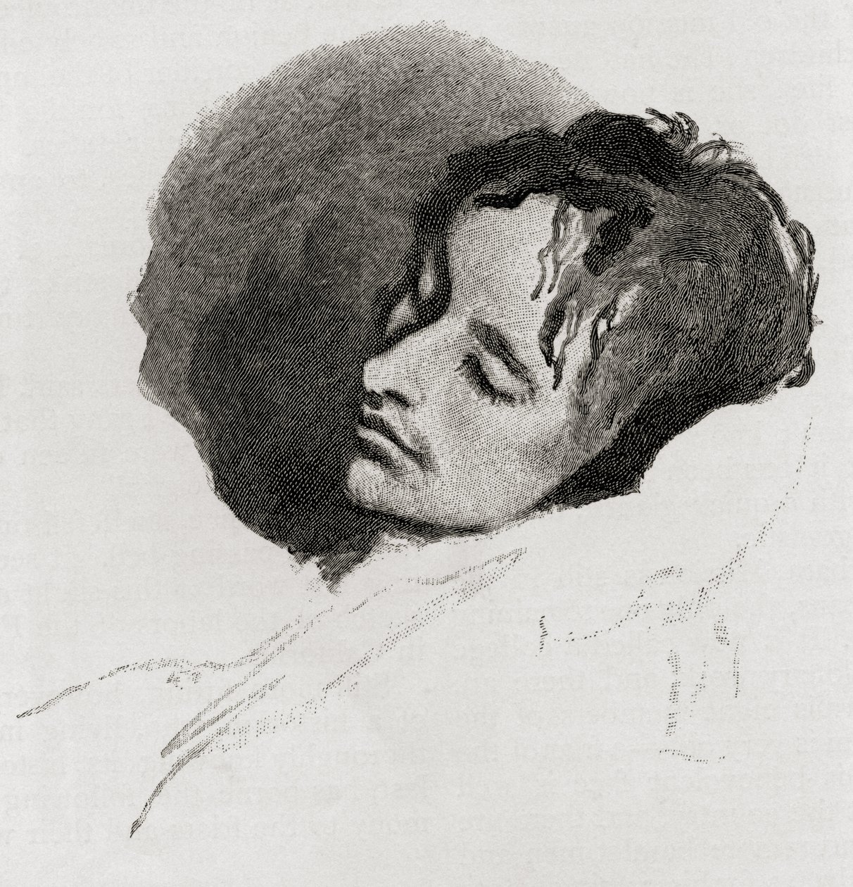 John Keats in his Last Illness, fra 