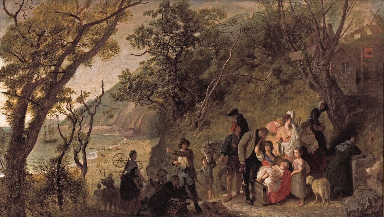 Den øde landsbyen av Joseph Severn