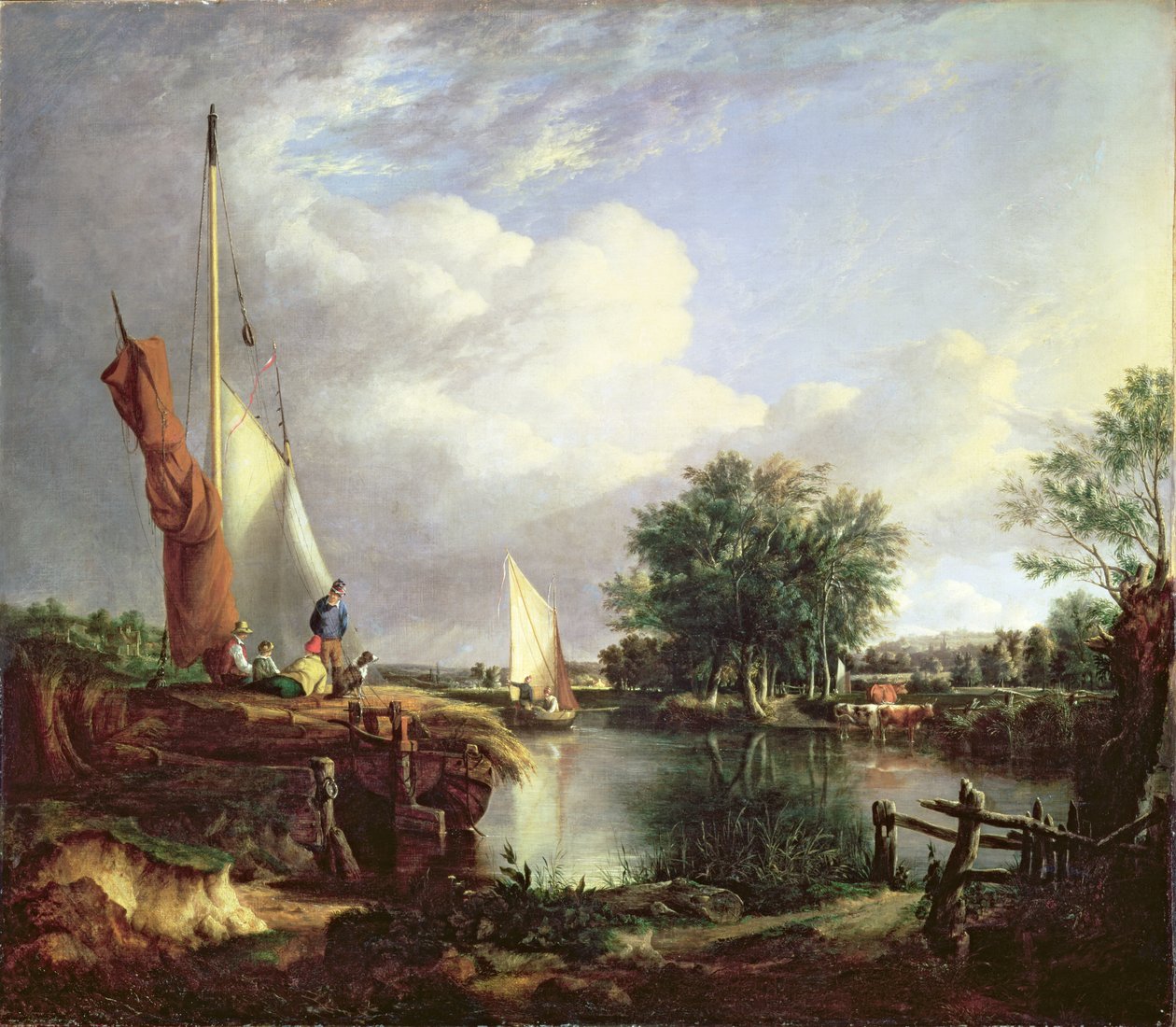 Elven ved Thorpe av Joseph Stannard