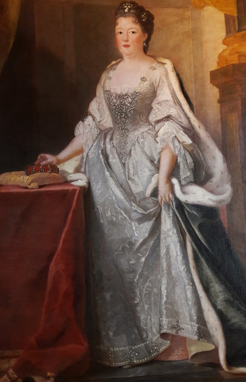 Portrett av Therese Kunigunde fra Polen med en krone av Joseph Vivien