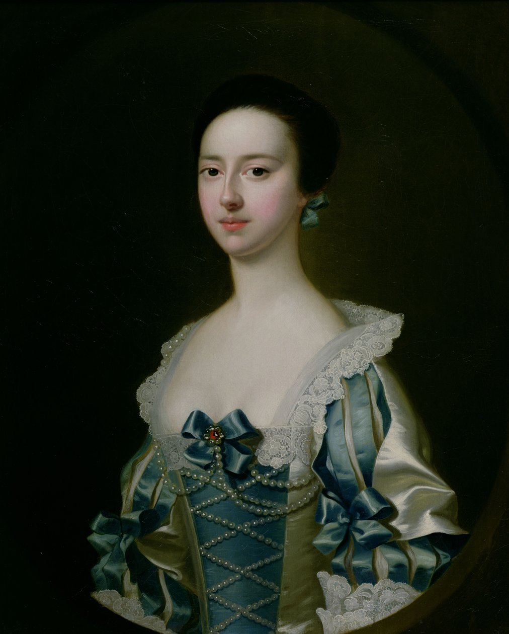 Anne Bateman, senere fru John Gisbourne, 1755 av Joseph Wright of Derby