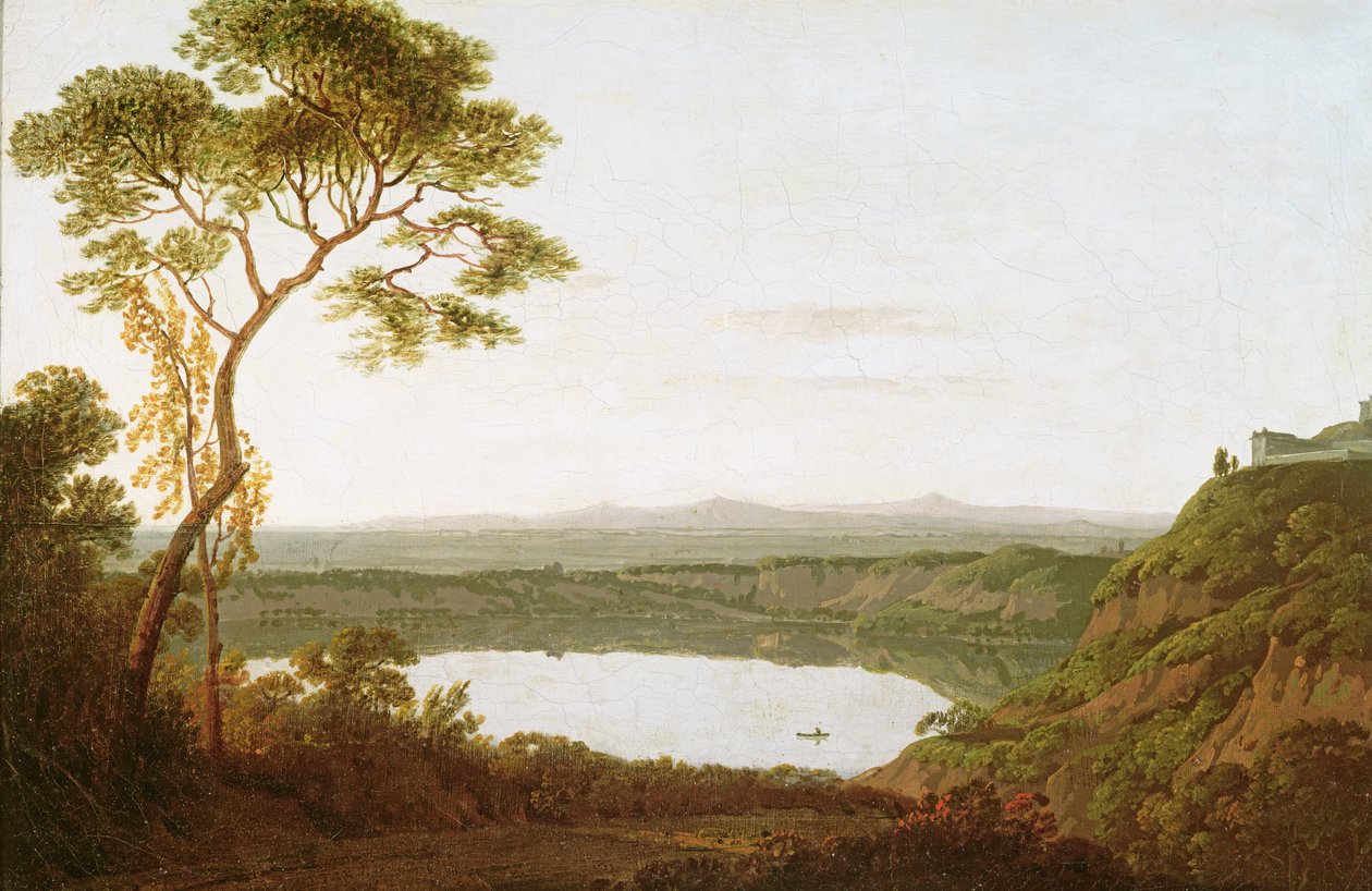 Lake Albano, ca. 1790-92 av Joseph Wright of Derby