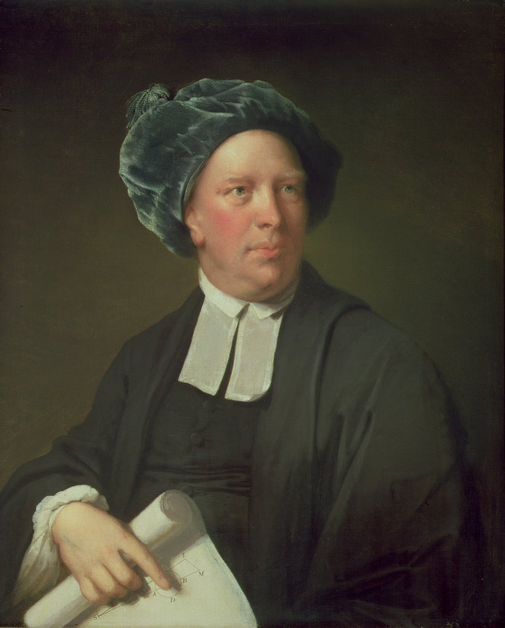 Rev. John Pickering, ca. 1777-80 av Joseph Wright of Derby