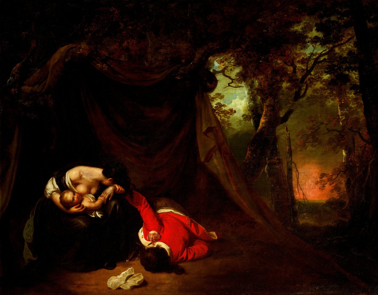 Den døde soldaten av Joseph Wright of Derby