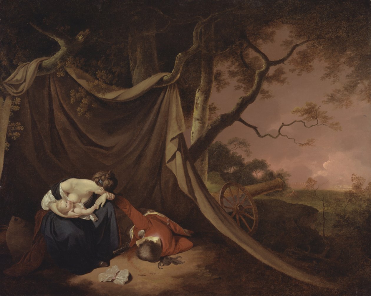 Den døde soldaten av Joseph Wright of Derby