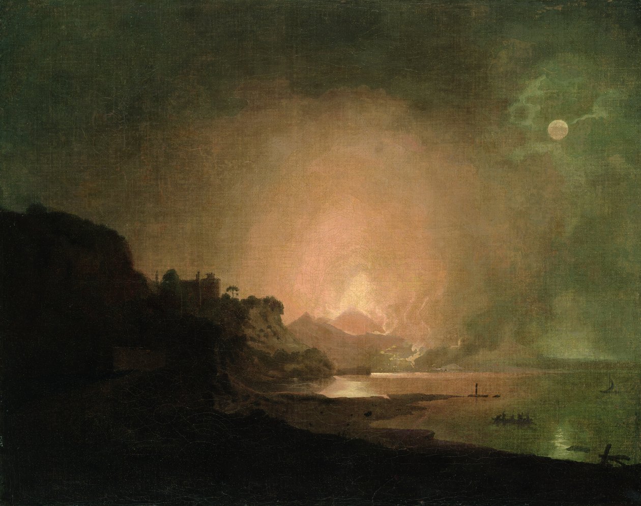 Vesuvs utbrudd av Joseph Wright of Derby