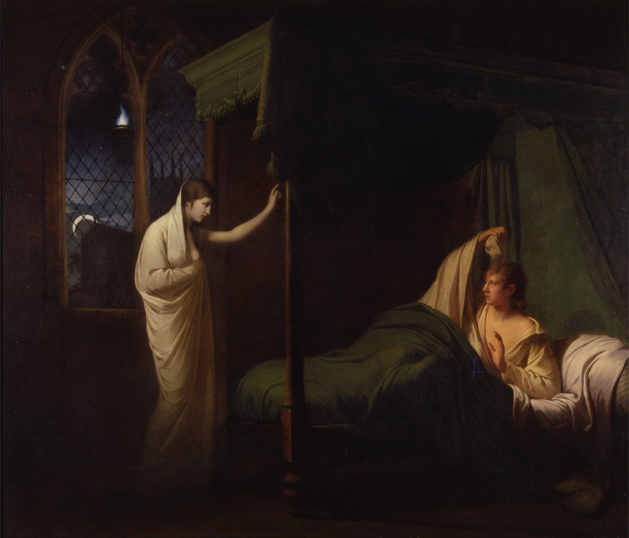 William og Margaret fra Percys Reliques of Ancient English Poetry av Joseph Wright of Derby