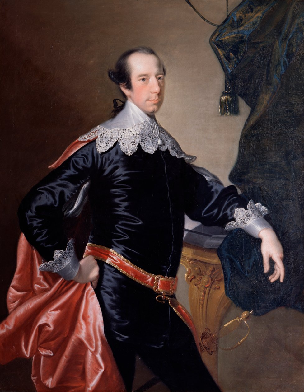 Lawrence Monck, 1760 av Joseph Wright of Derby