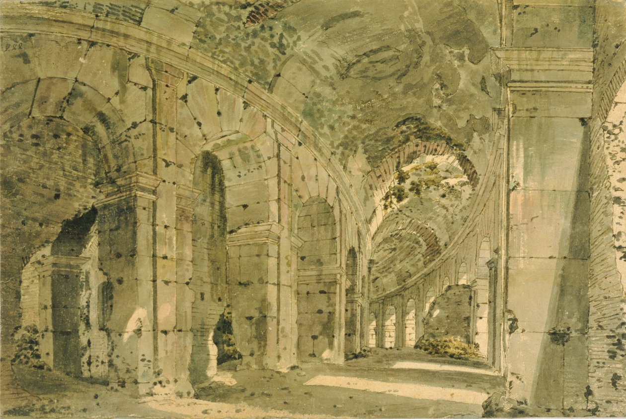 Colosseum, ca. 1774-75 av Joseph Wright of Derby