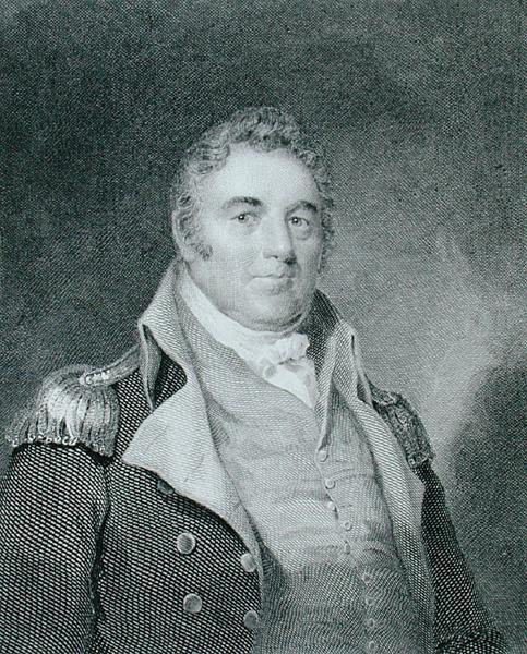 Richard Dale (1756-1826), gravert av Richard W. Dodson (1812-67) etter en kopi av det originale maleriet av James Barton Longacre (1794-1869) (gravering) av Joseph (after) Wood