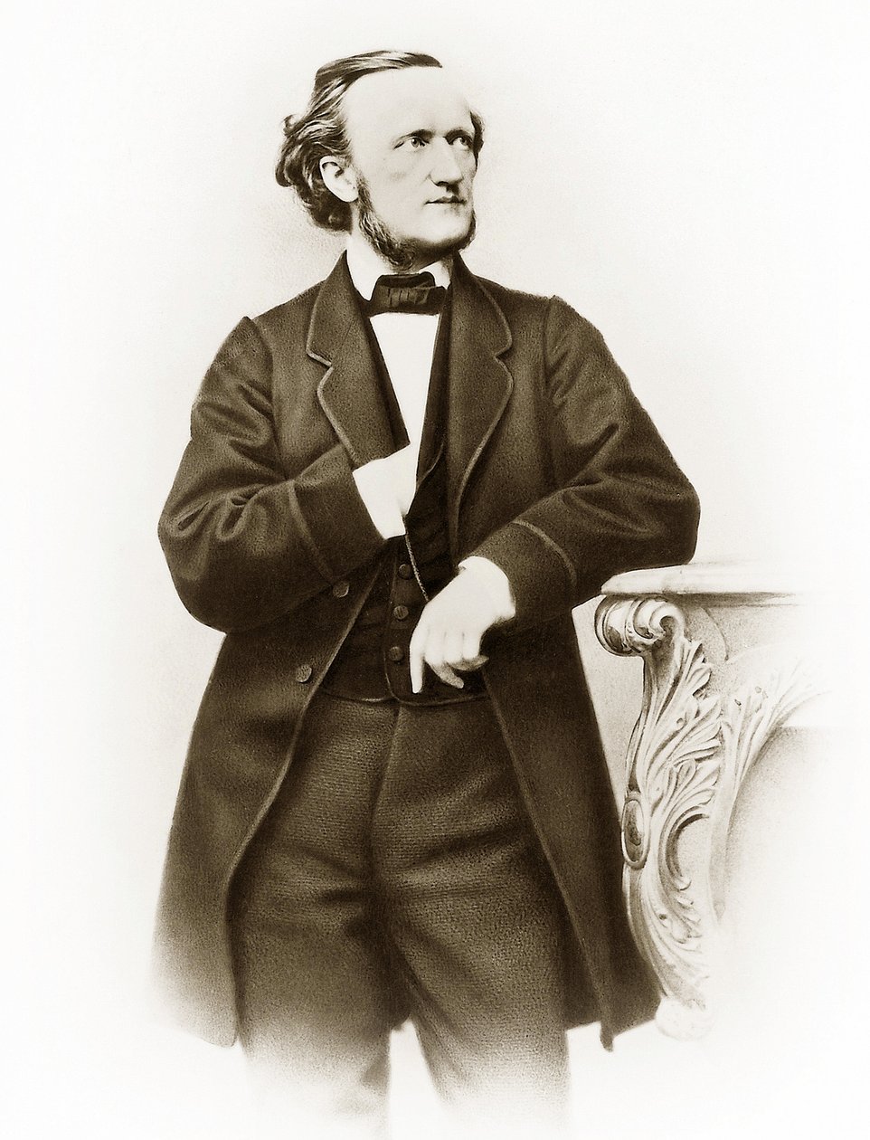 Portrett av Richard Wagner (1813-1883), tysk komponistfoto av Joseph Albert (1825-1886) av Joseph Albert
