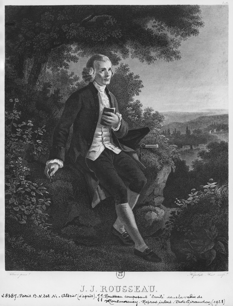 Jean-Jacques Rousseau komponerer 