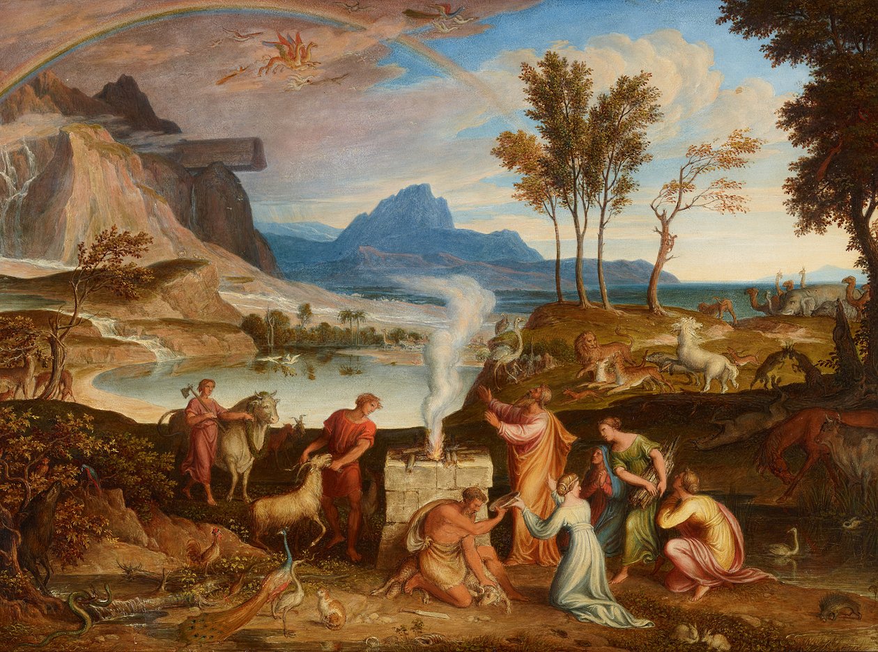 Noahs takkeoffer av Joseph Anton Koch