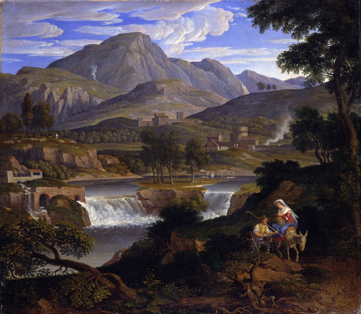 Fosser ved Subiaco av Joseph Anton Koch