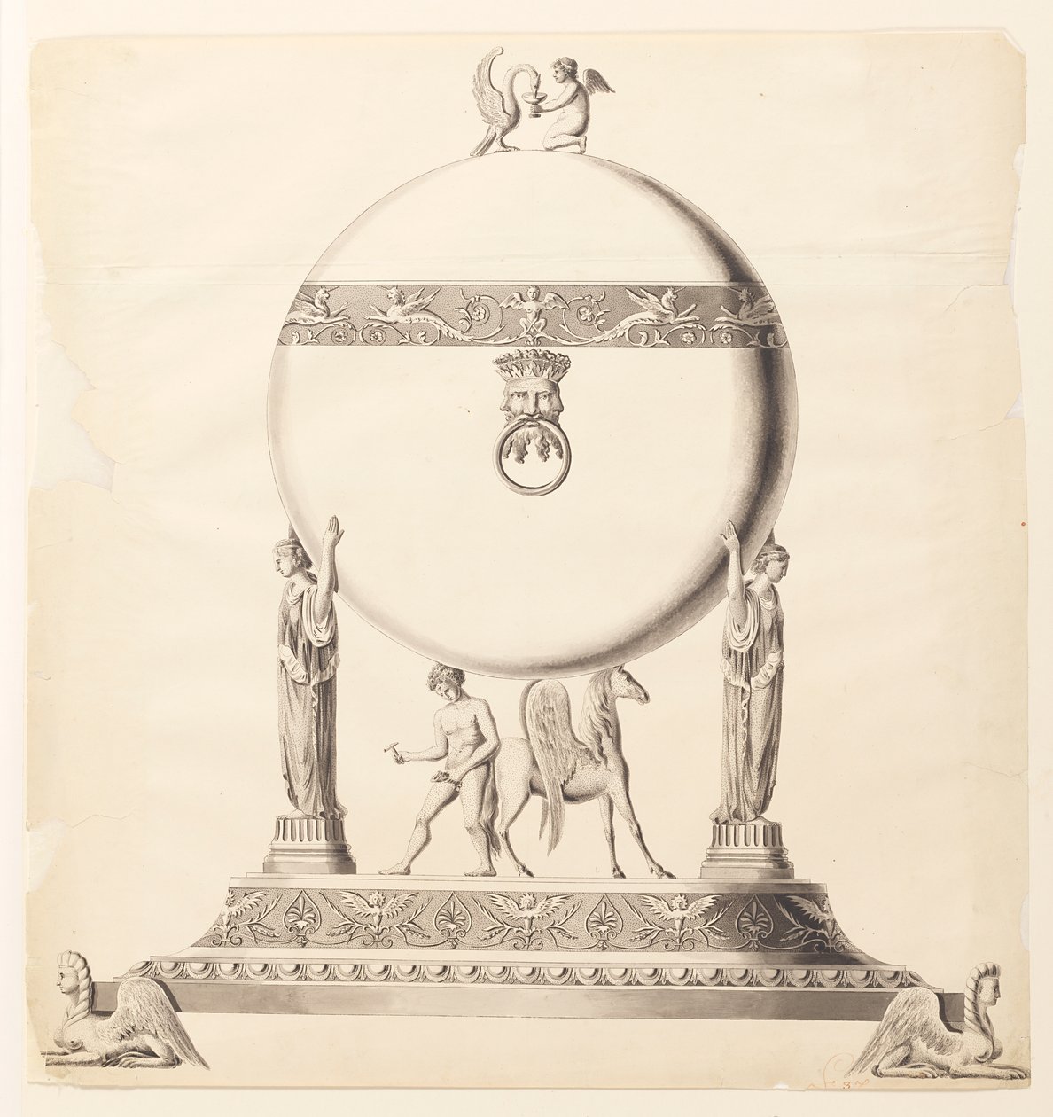 Design for en terrin av Joseph Anton Seethaler Ii