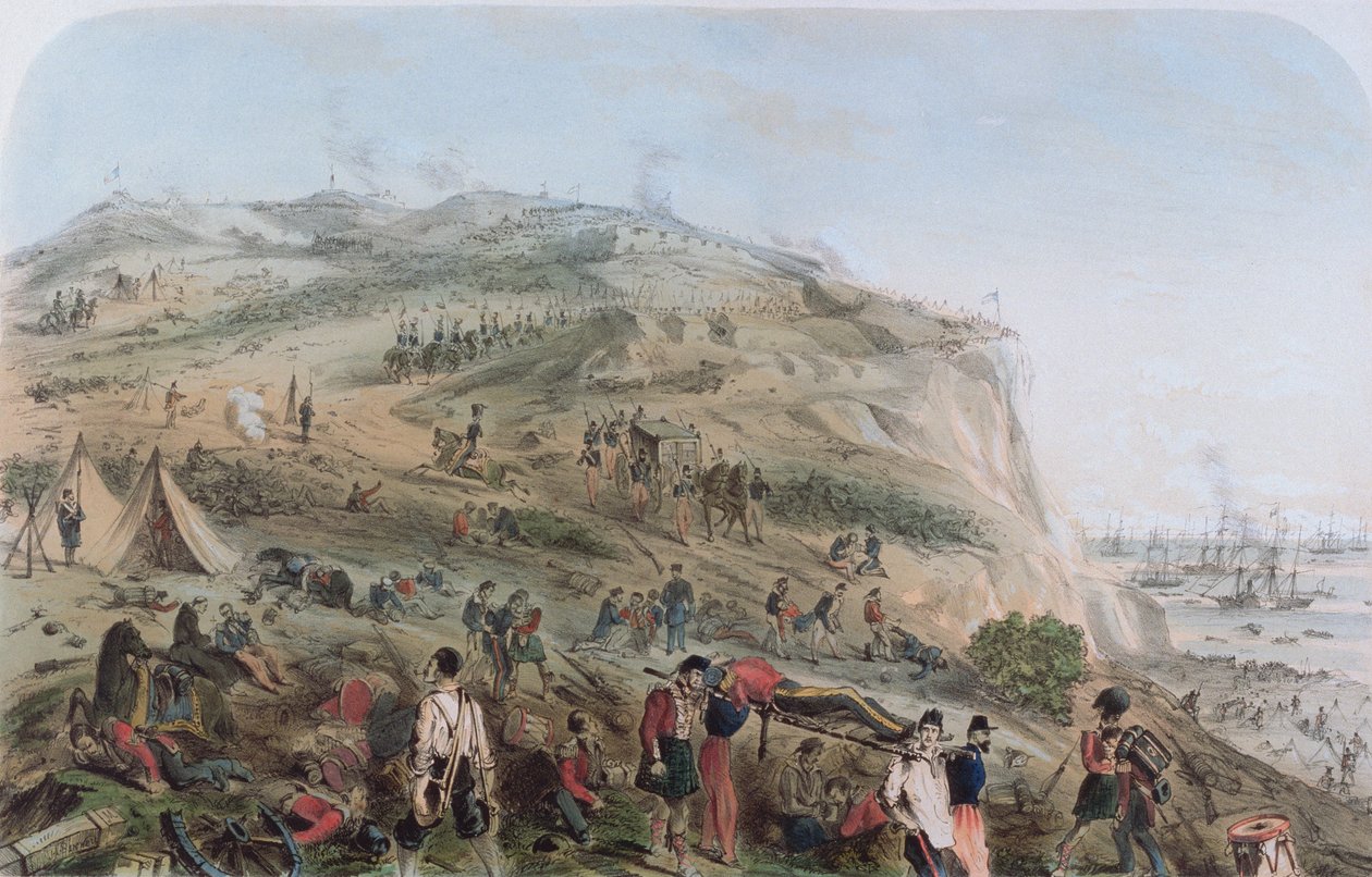 The Heights of Alma - dagen etter slaget av Joseph Austin Benwell