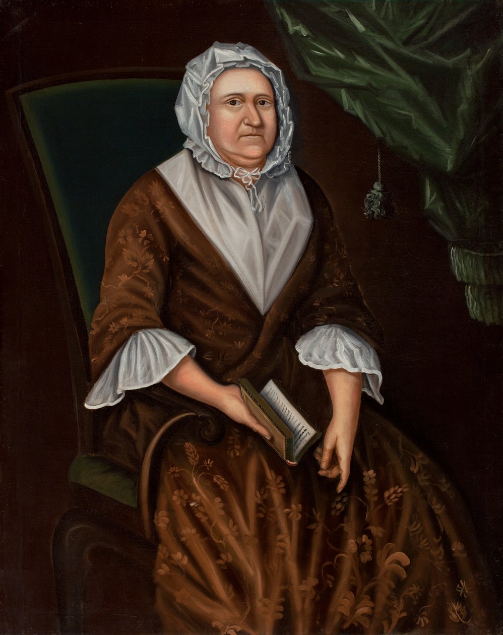 Faith Savage, fru Cornelius Waldo, ca. 1750 (olje på lerret) av Joseph Badger